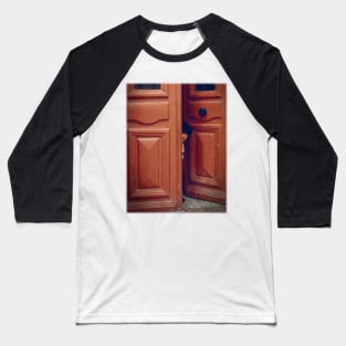 Girl in a Doorway Baseball T-Shirt